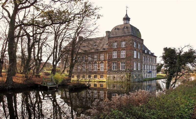 Historic castle with moat
