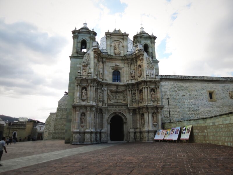 Historic church facade in Antigua
