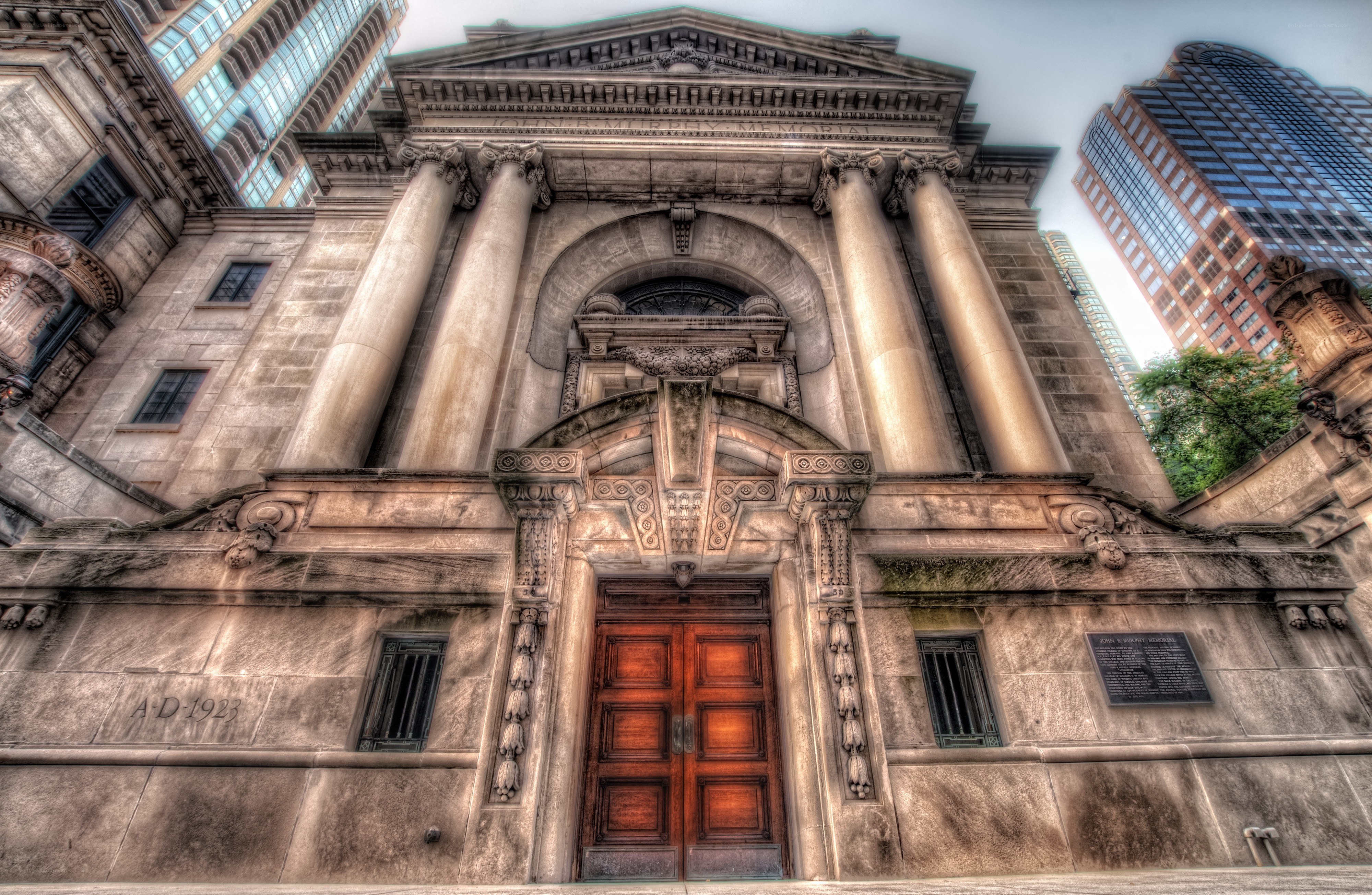 historic church facade