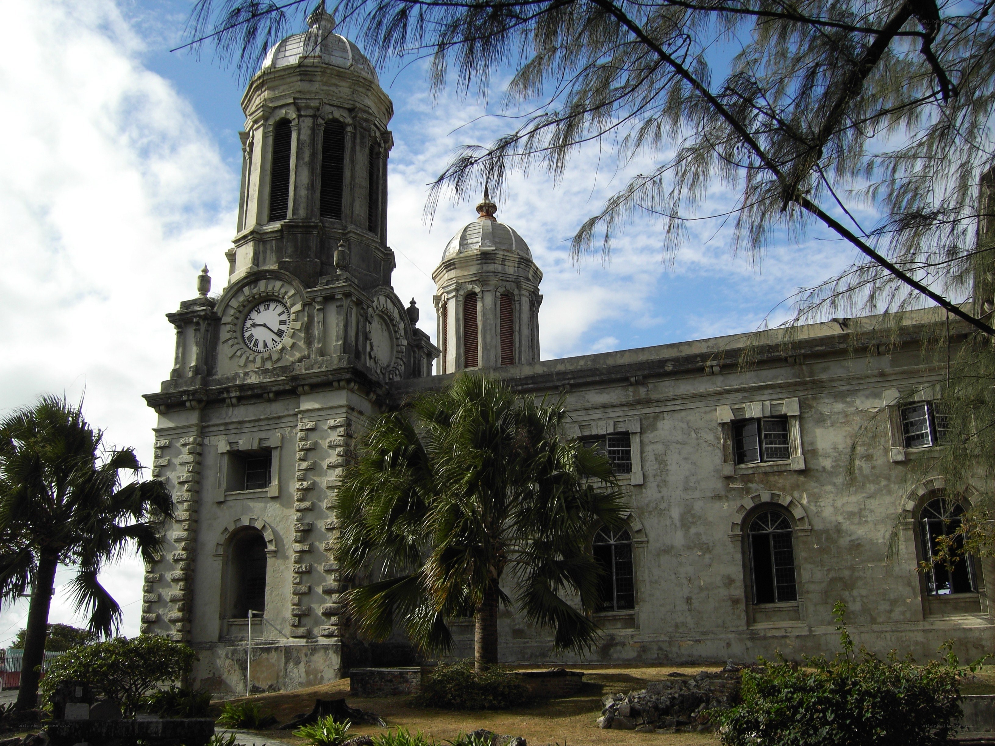 historic church with clock tower