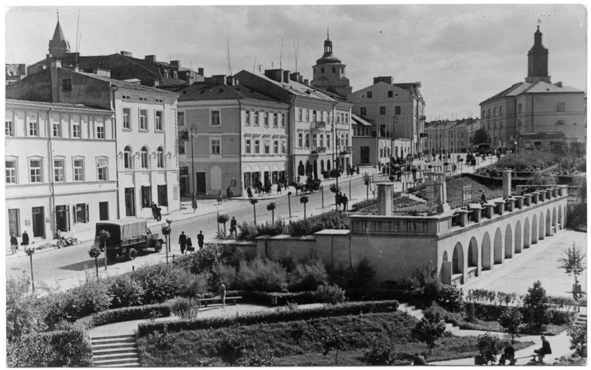 Historic city street view