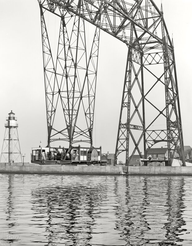 Historic drawbridge with lighthouse