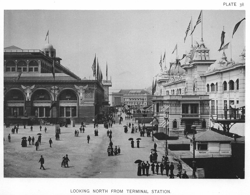 Historic fairground view