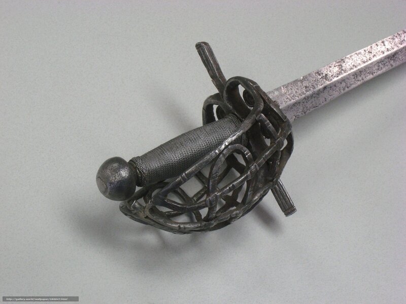Historic fencing sword