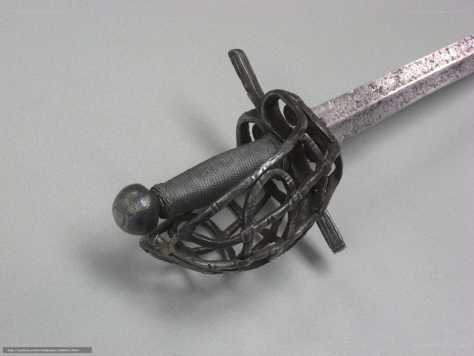 Historic fencing sword