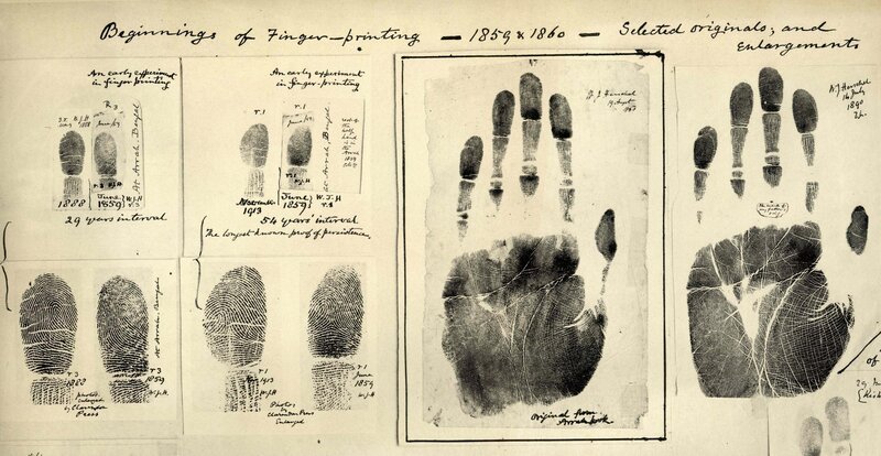 Historic fingerprint records