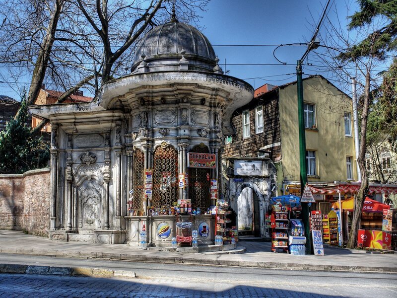 Historic fountain in Istanbul