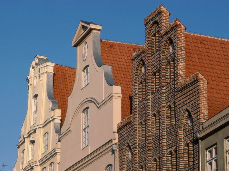 historic gabled buildings