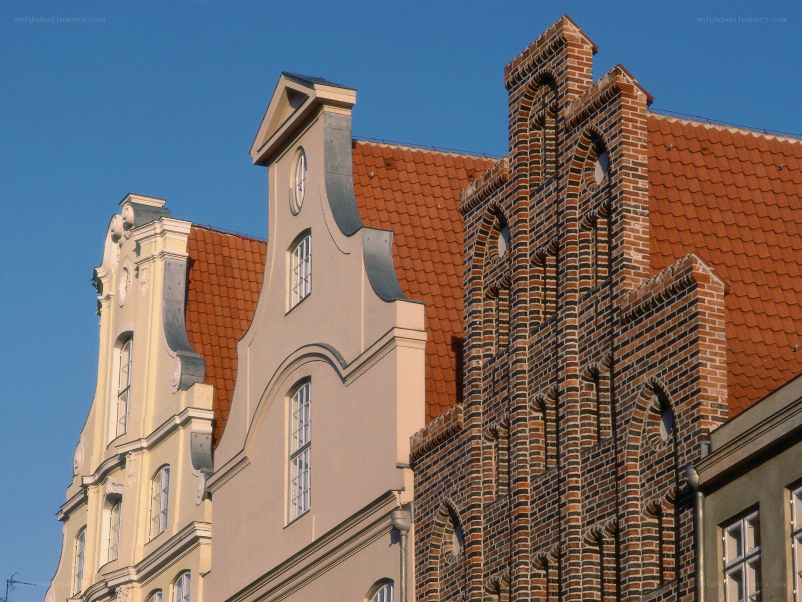 historic gabled buildings