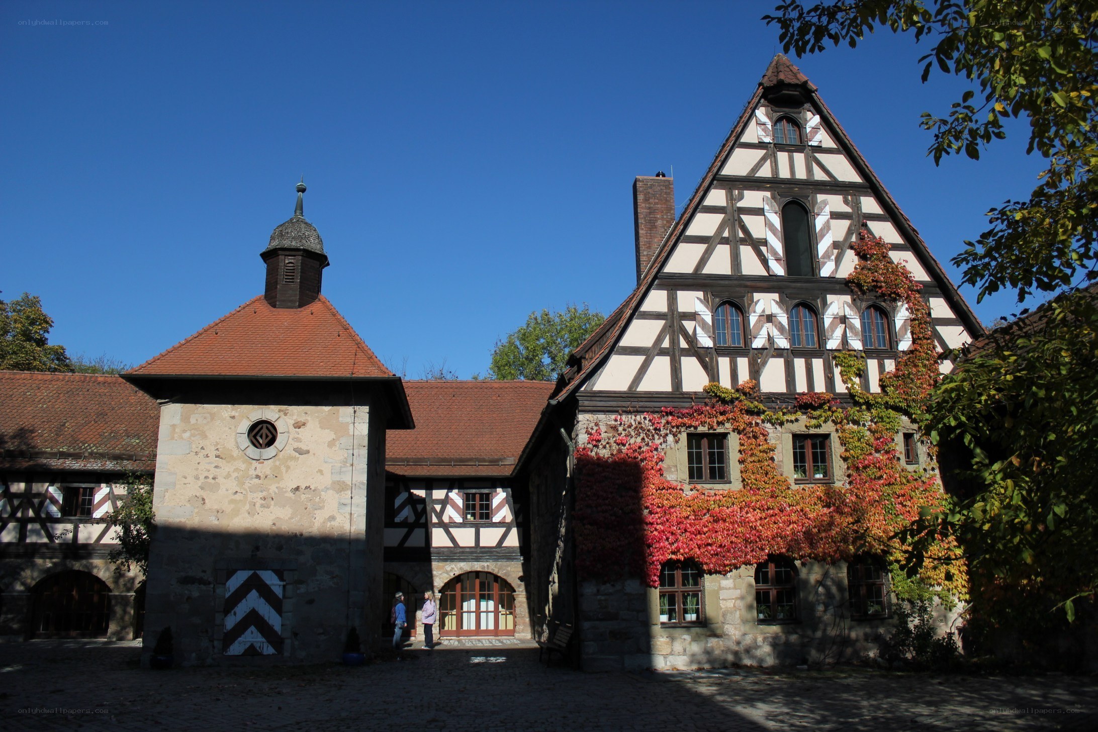 historic half-timbered buildings