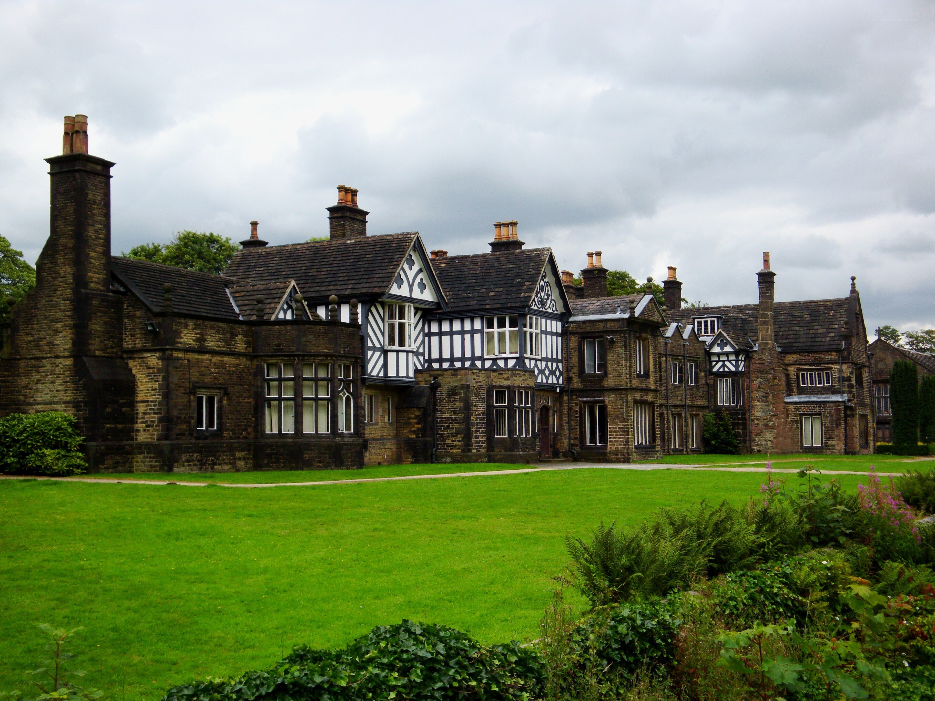 historic house with timber framing