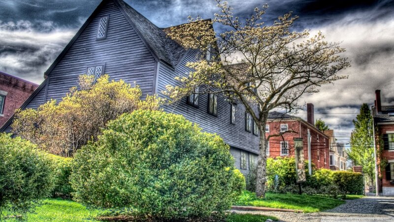Historic House with Trees