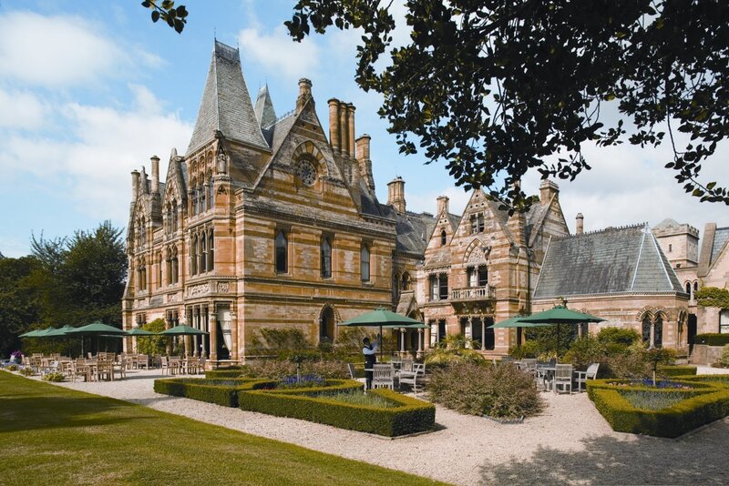 Historic mansion with garden terrace