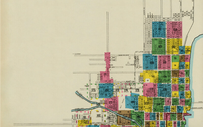 Historic Miami map