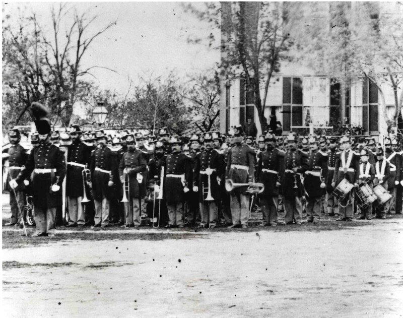 Historic military band photo