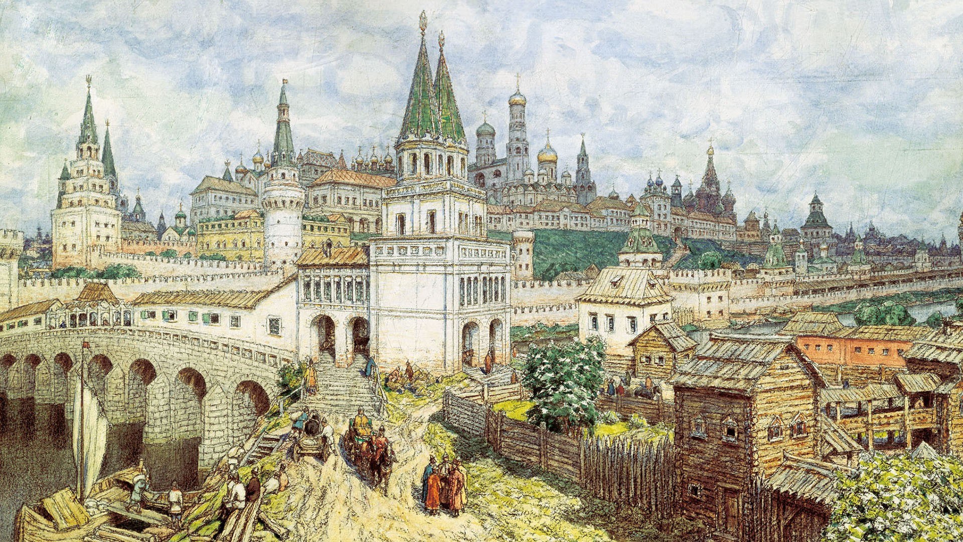 Historic Moscow cityscape