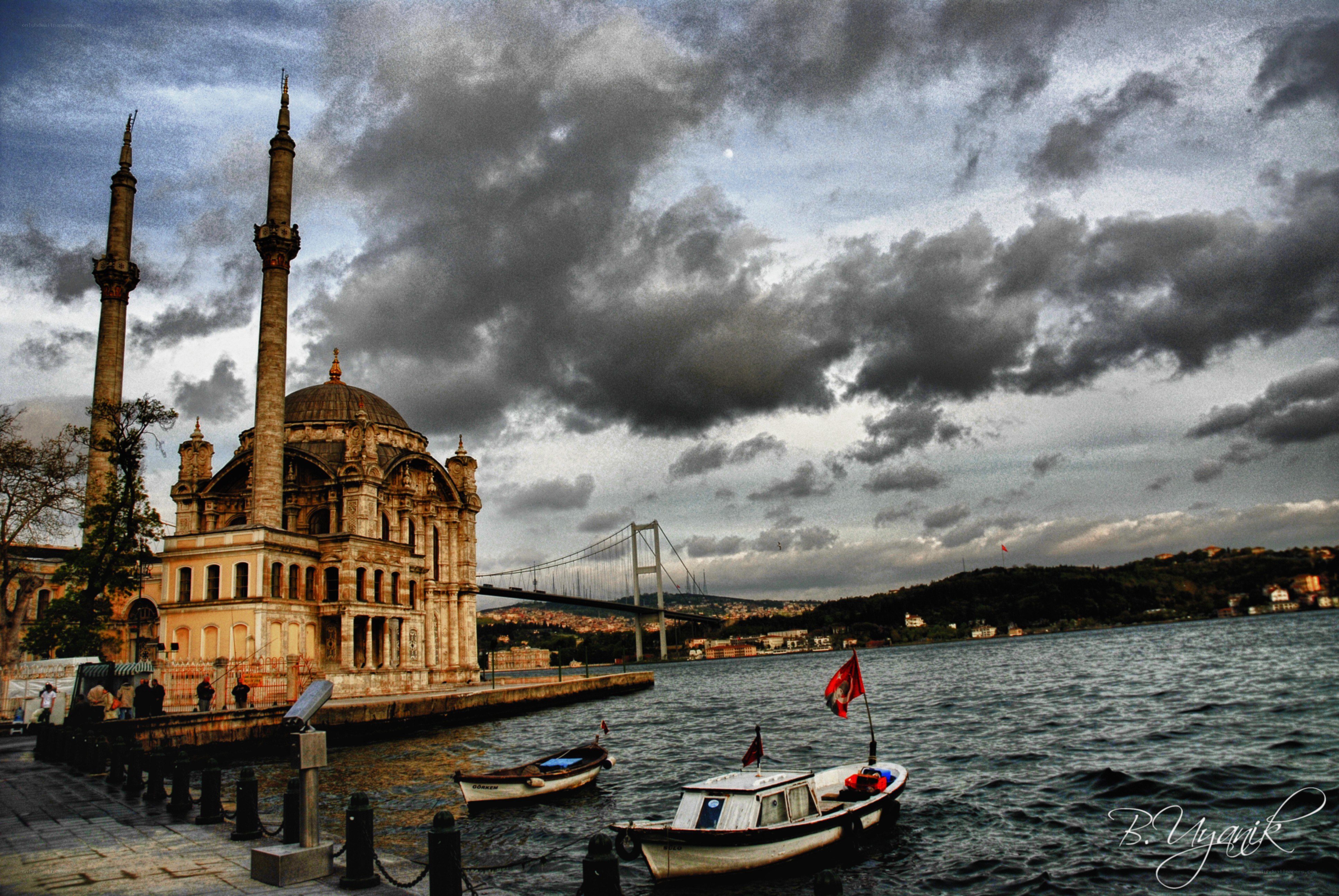 Historic mosque by the water