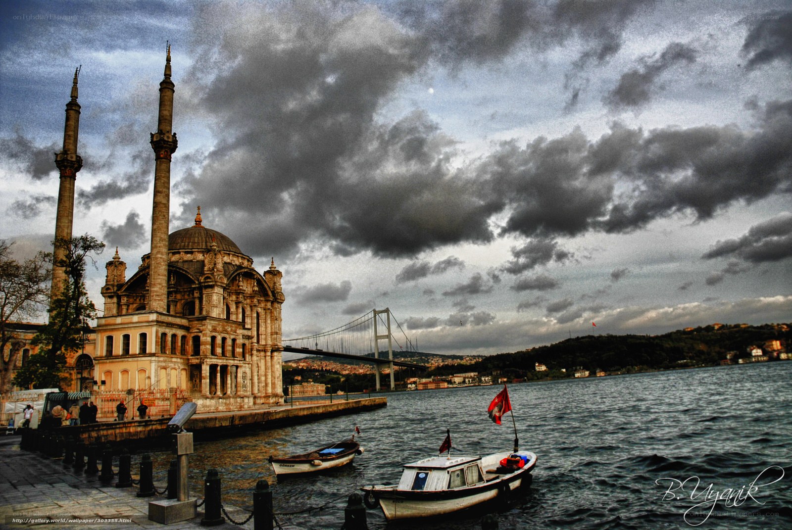 Historic mosque by the water