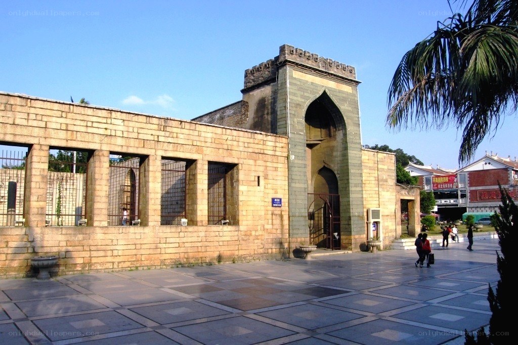 Historic mosque entrance