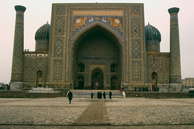 Historic mosque in Uzbekistan