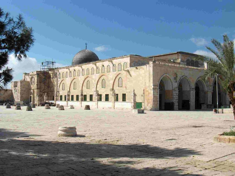 Historic mosque with dome