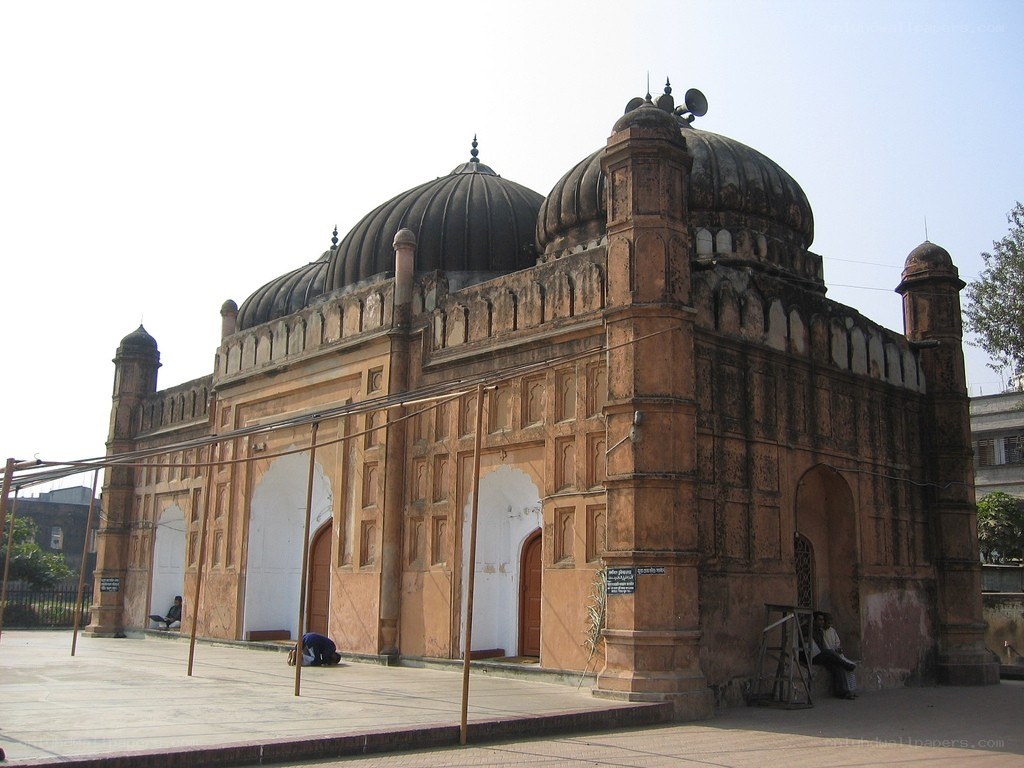 historic mosque with domes