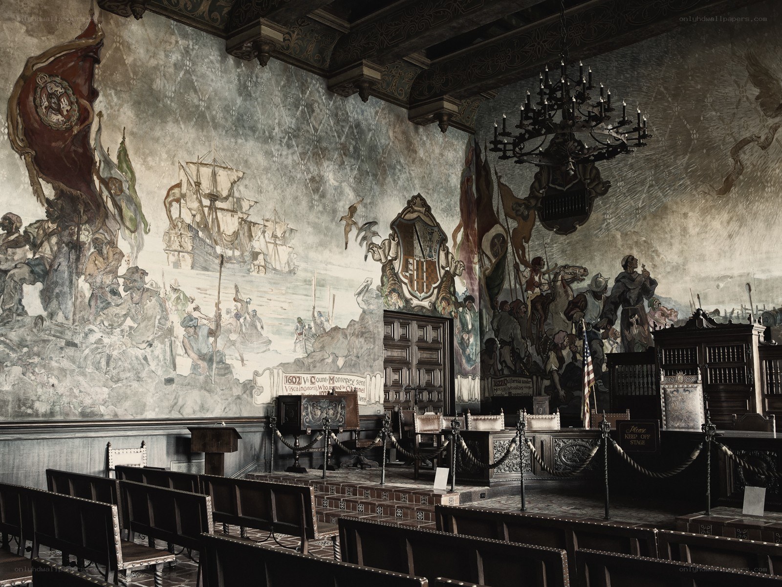 Historic mural chamber