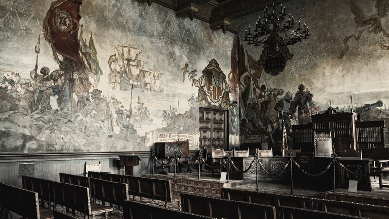 Historic mural chamber