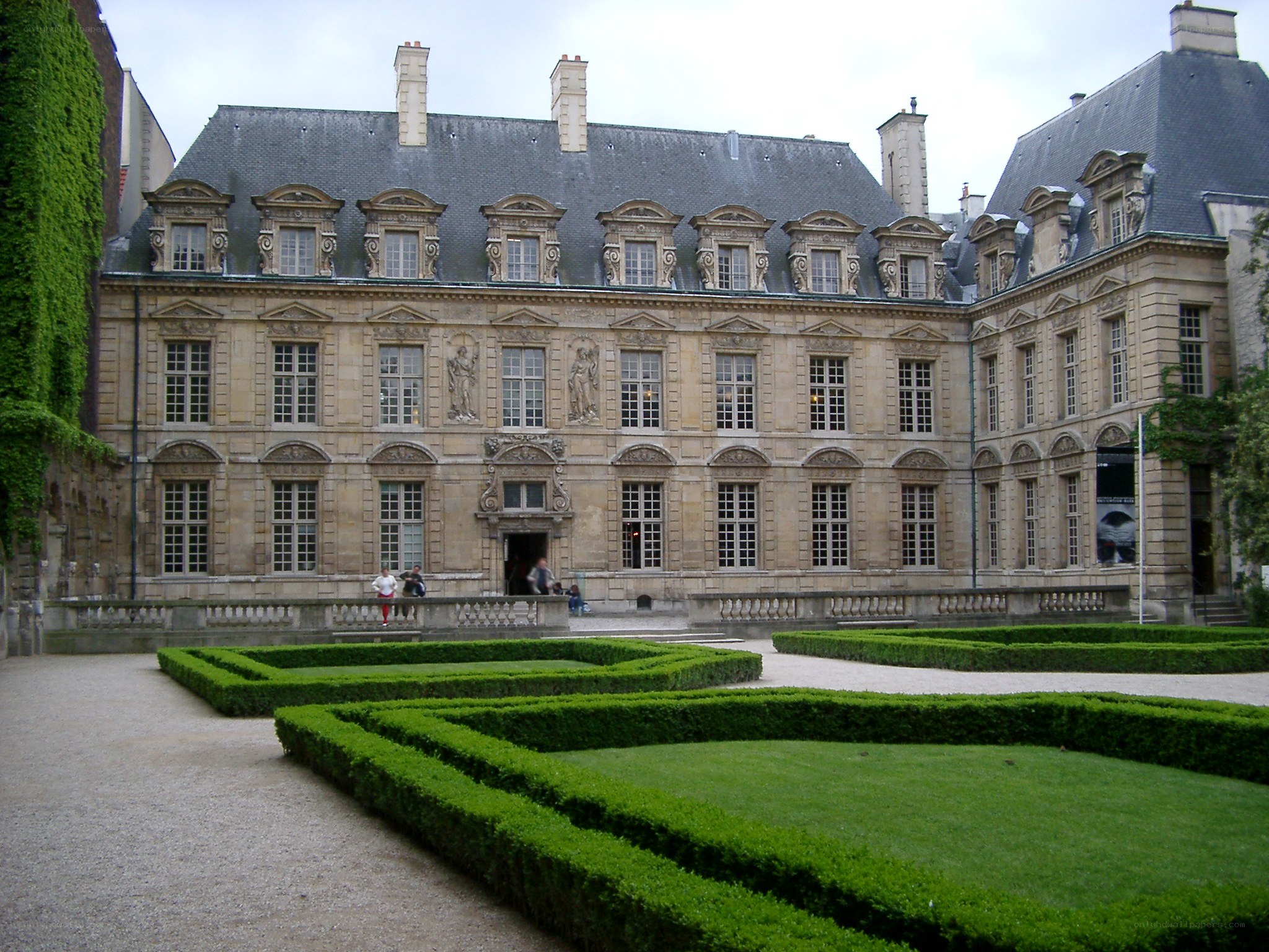 Historic palace courtyard