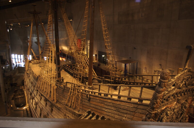 Historic ship in museum