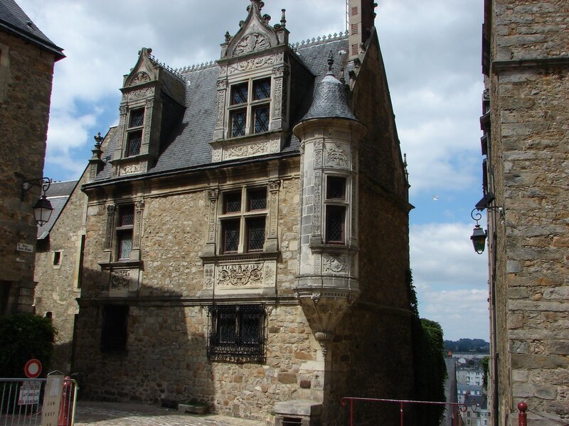 historic stone building with ornate windows