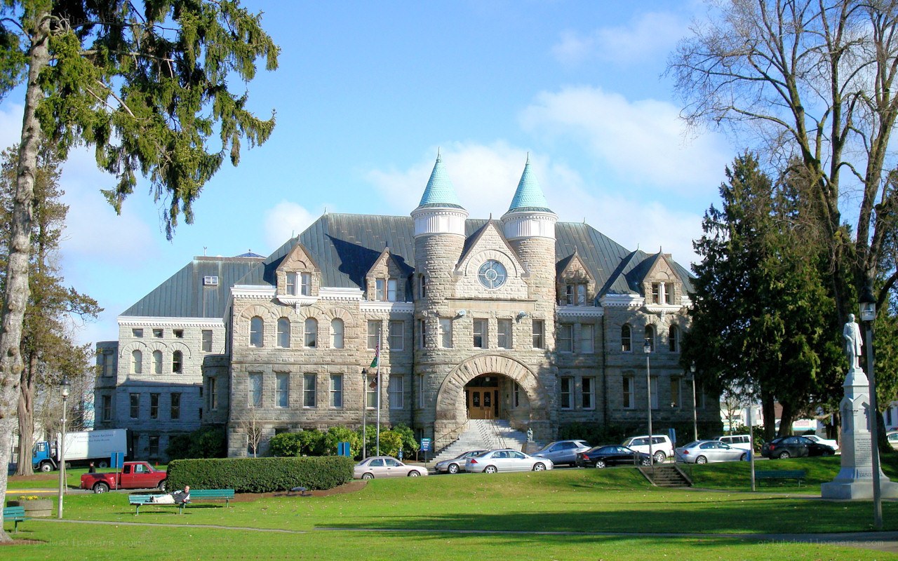 historic stone courthouse building