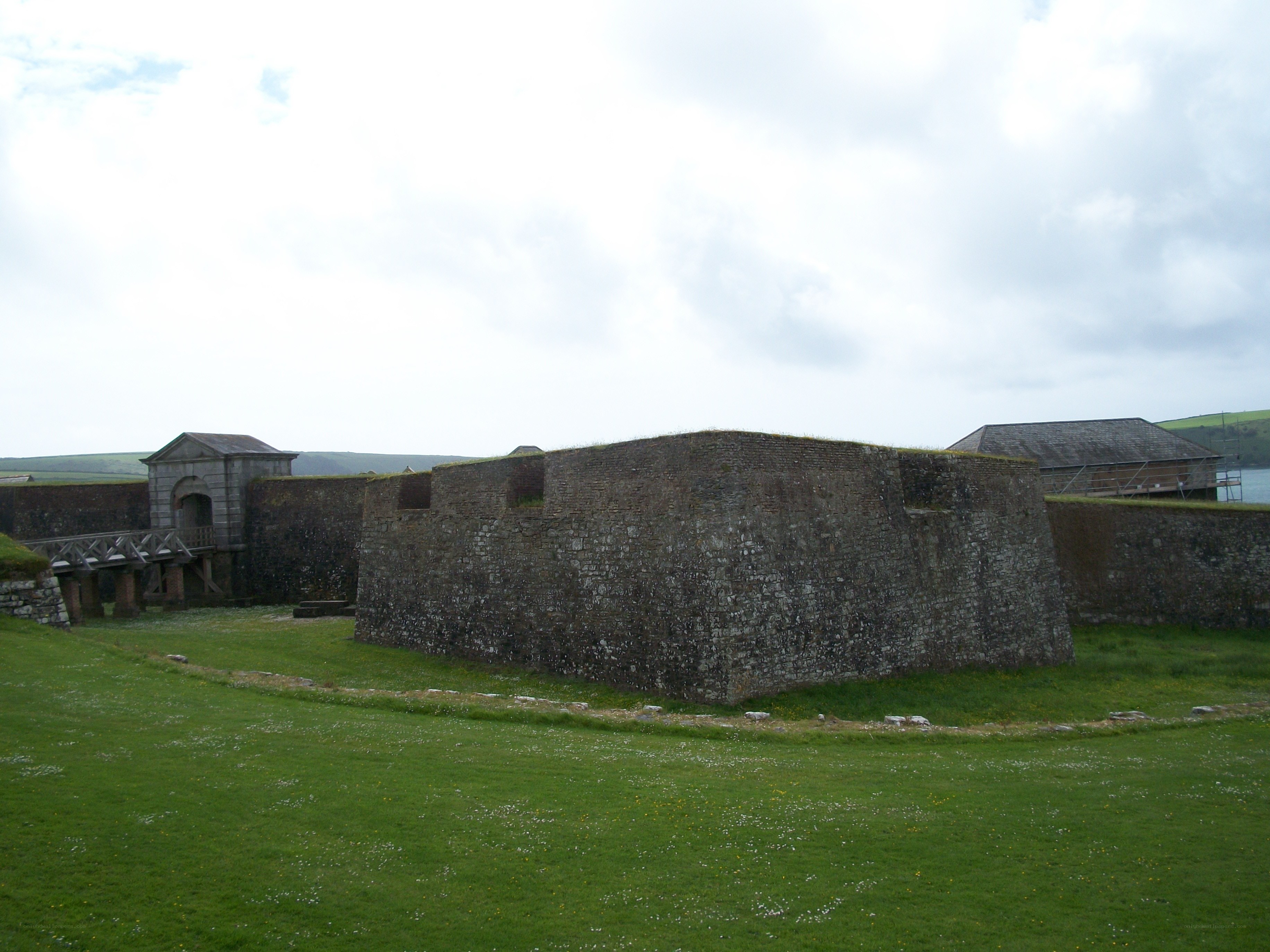 historic stone fortification