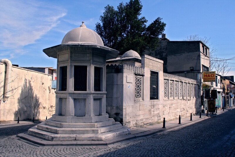 Historic stone fountain in Istanbul