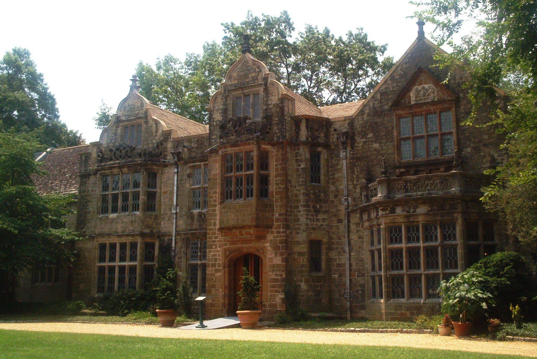 historic stone manor house