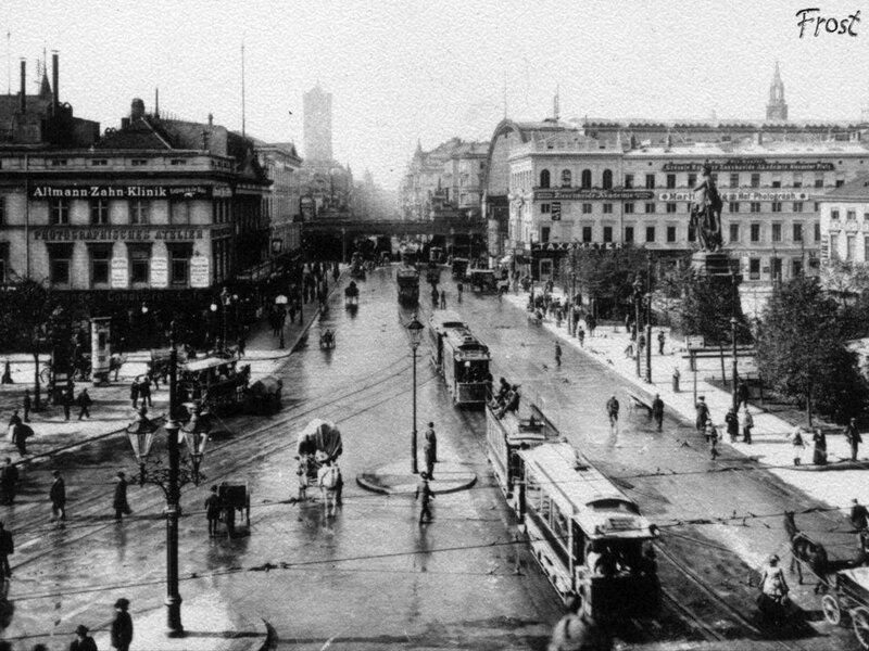 Historic street scene in Berlin