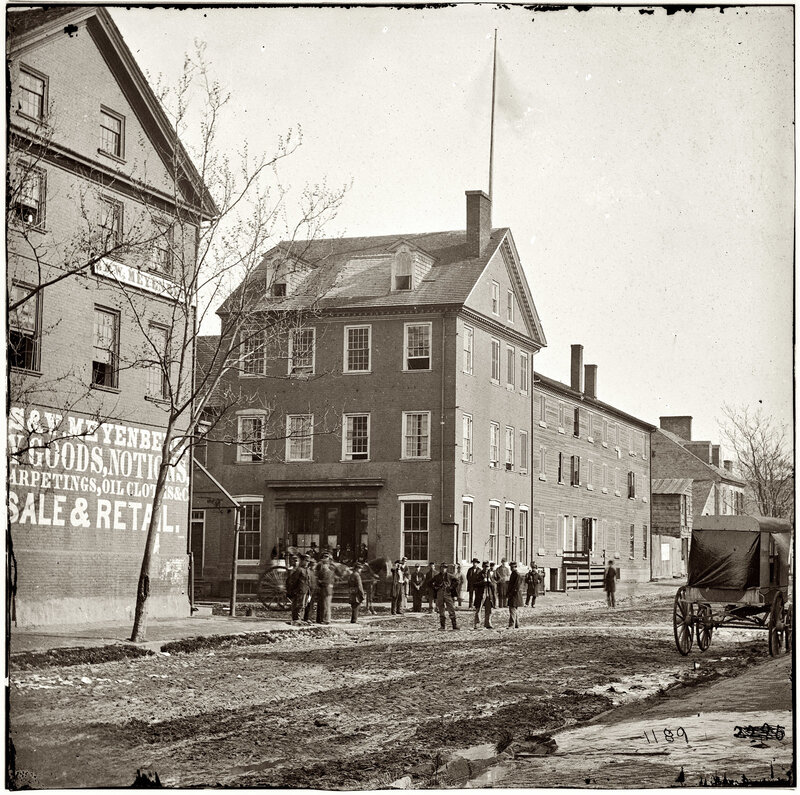 Historic street scene in Boston