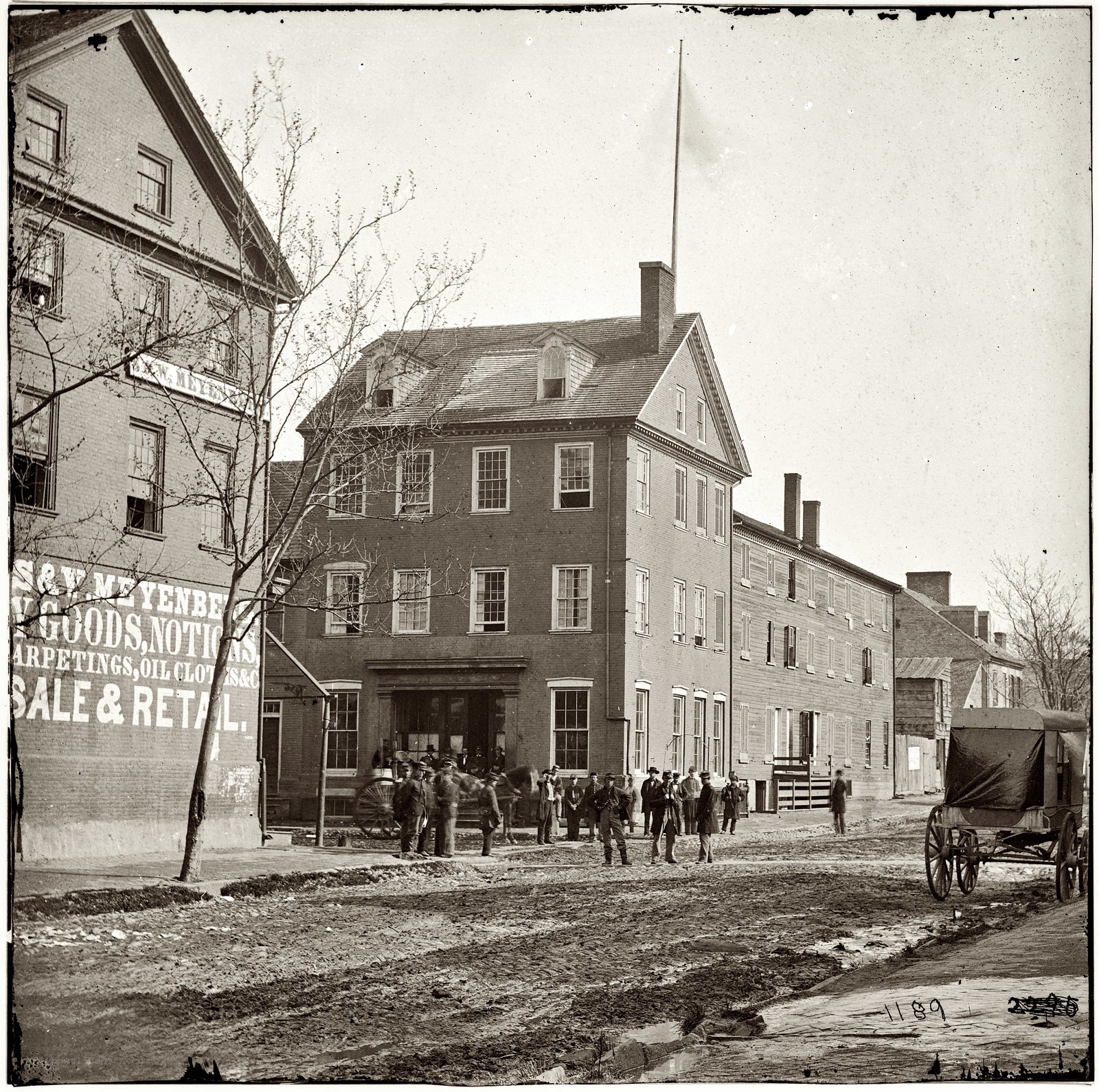 Historic street scene in Boston