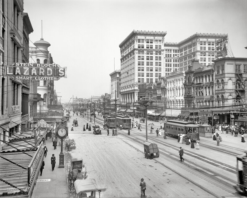 Historic street scene in San Francisco