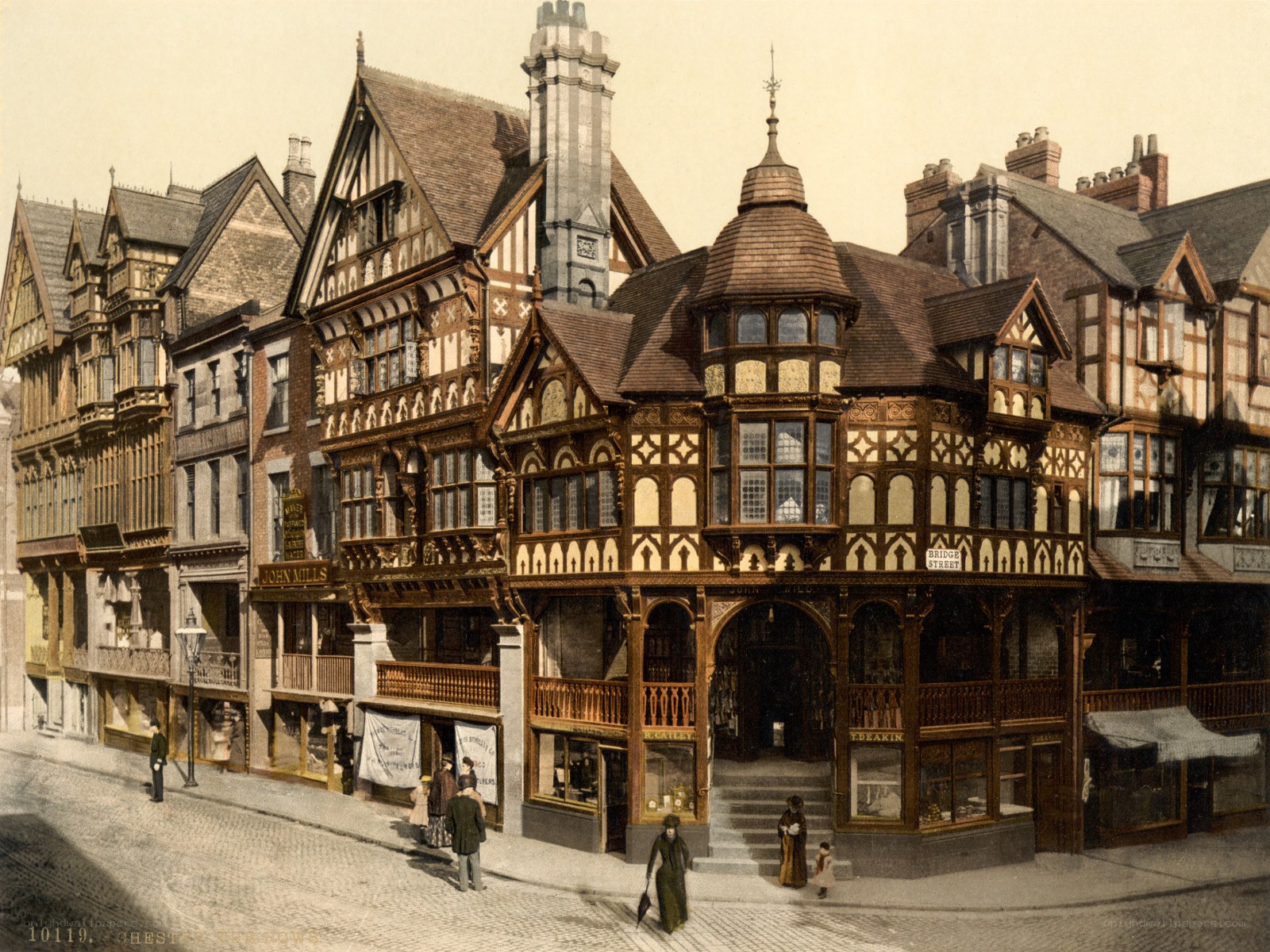 Historic timber-framed buildings