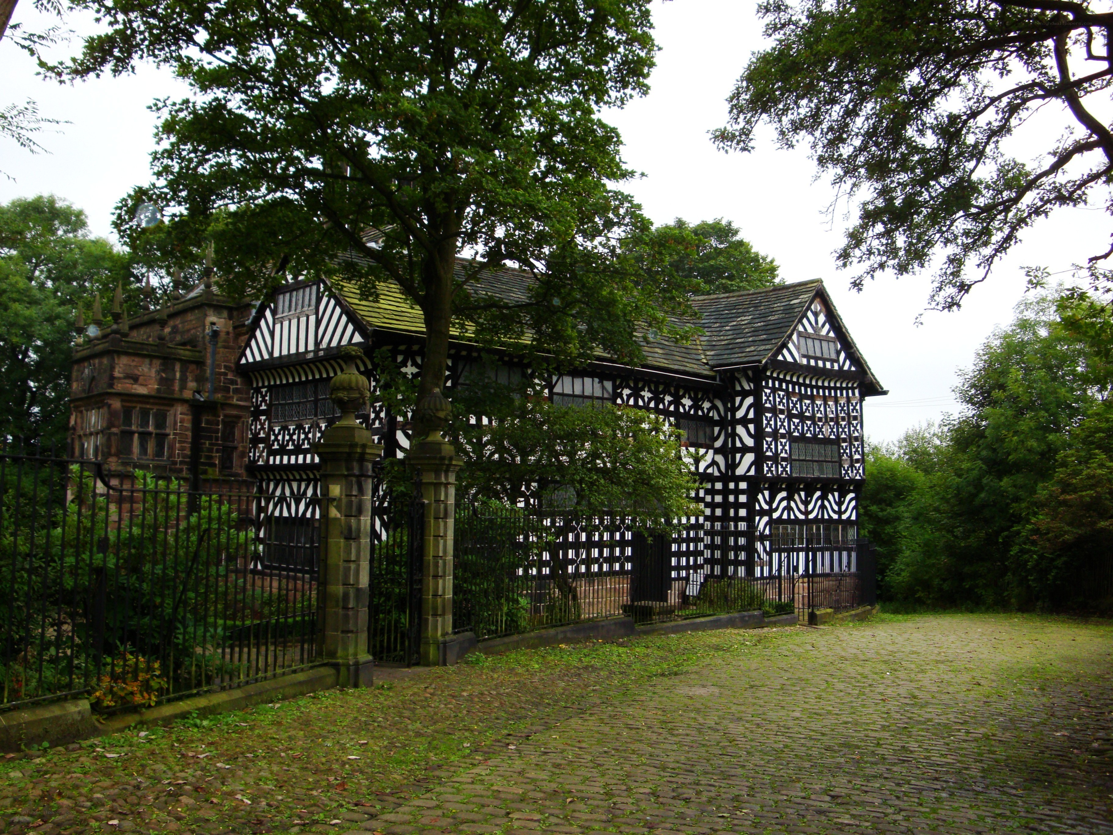 historic timber-framed house