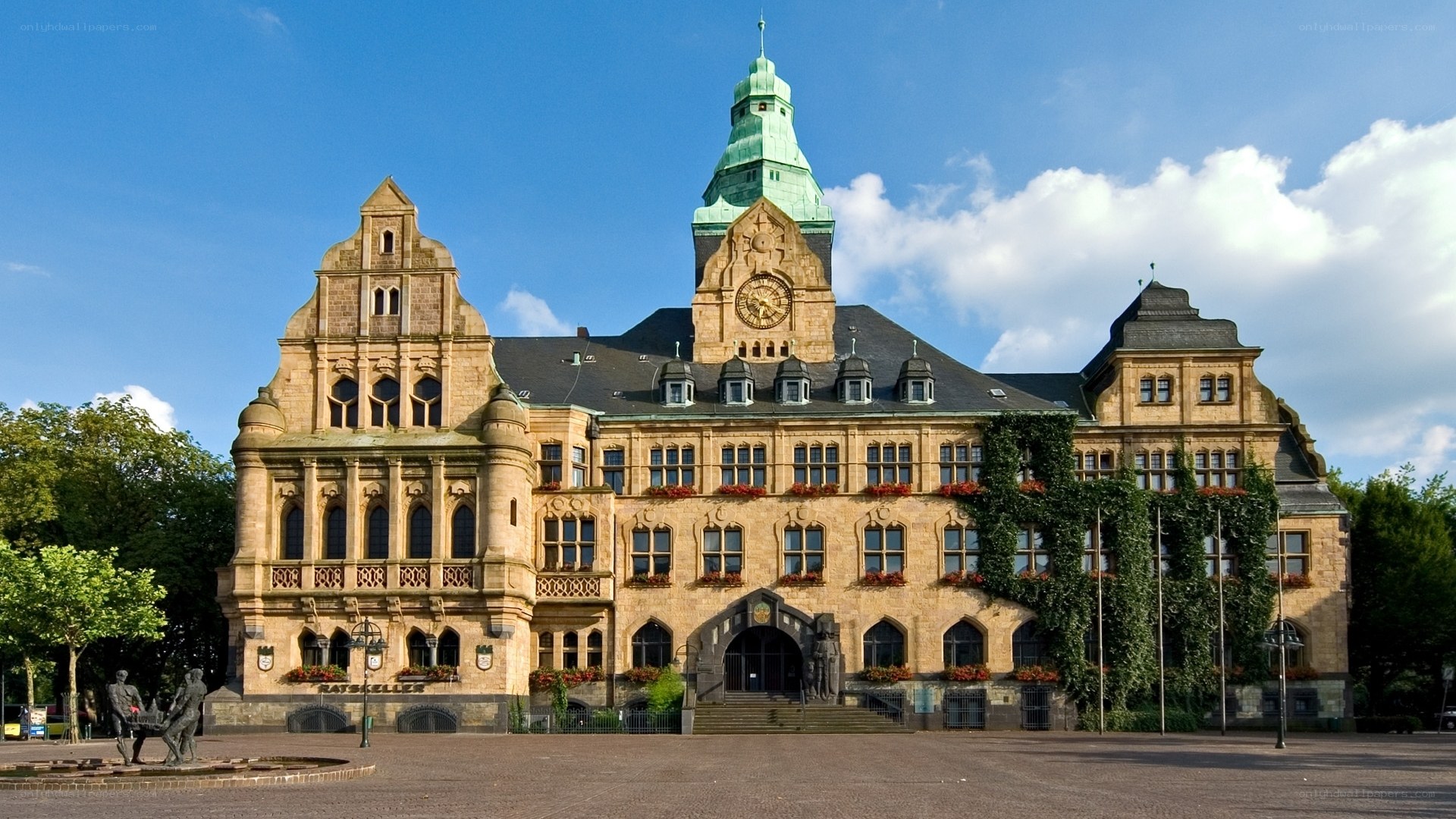 historic town hall building