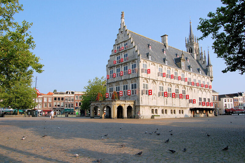 Historic town hall in Maastricht