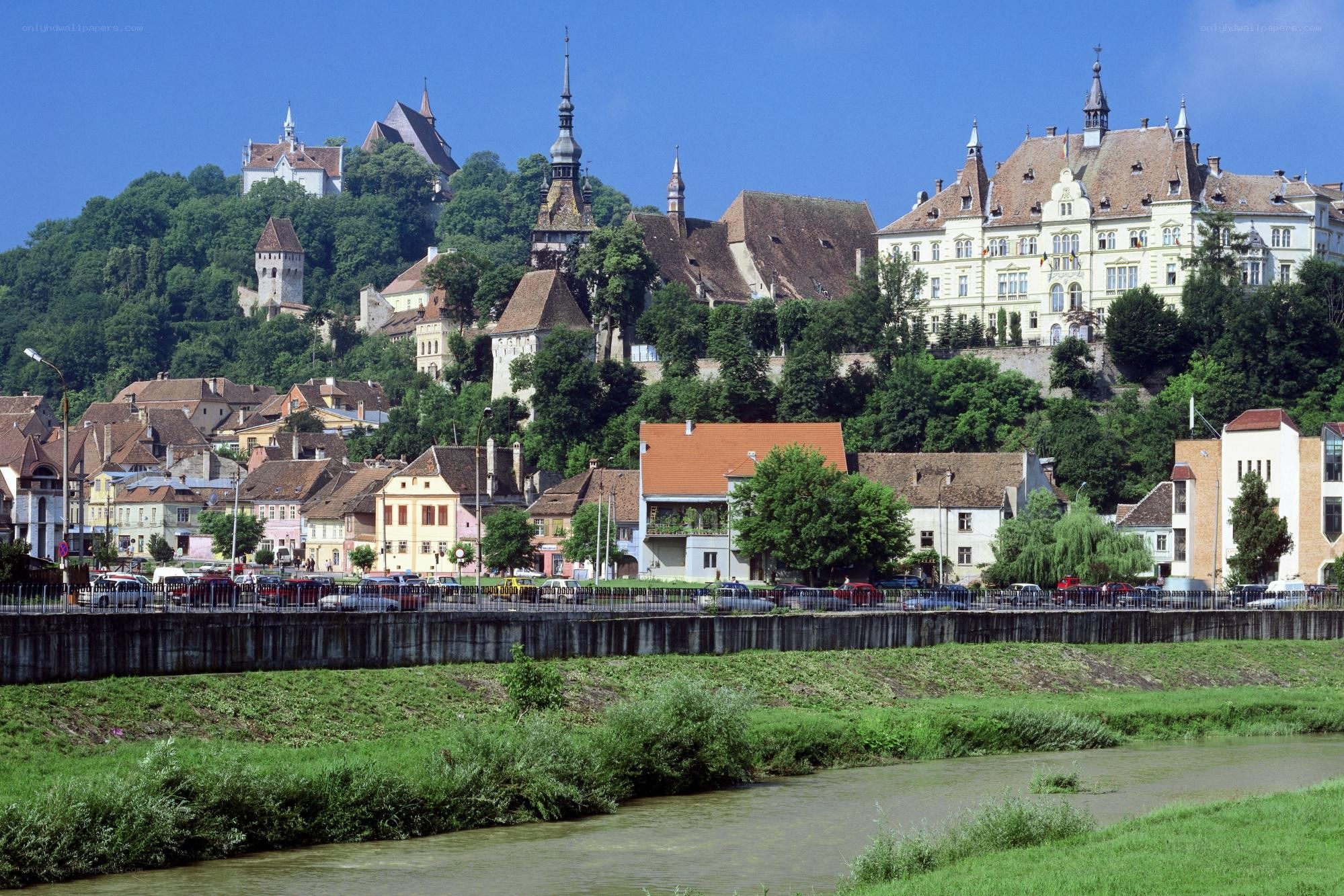 Historic town on a hill