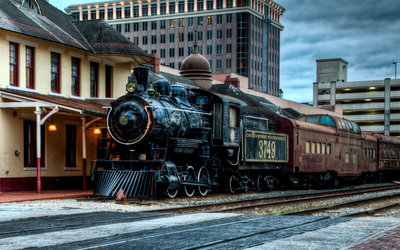 historic train at church street station