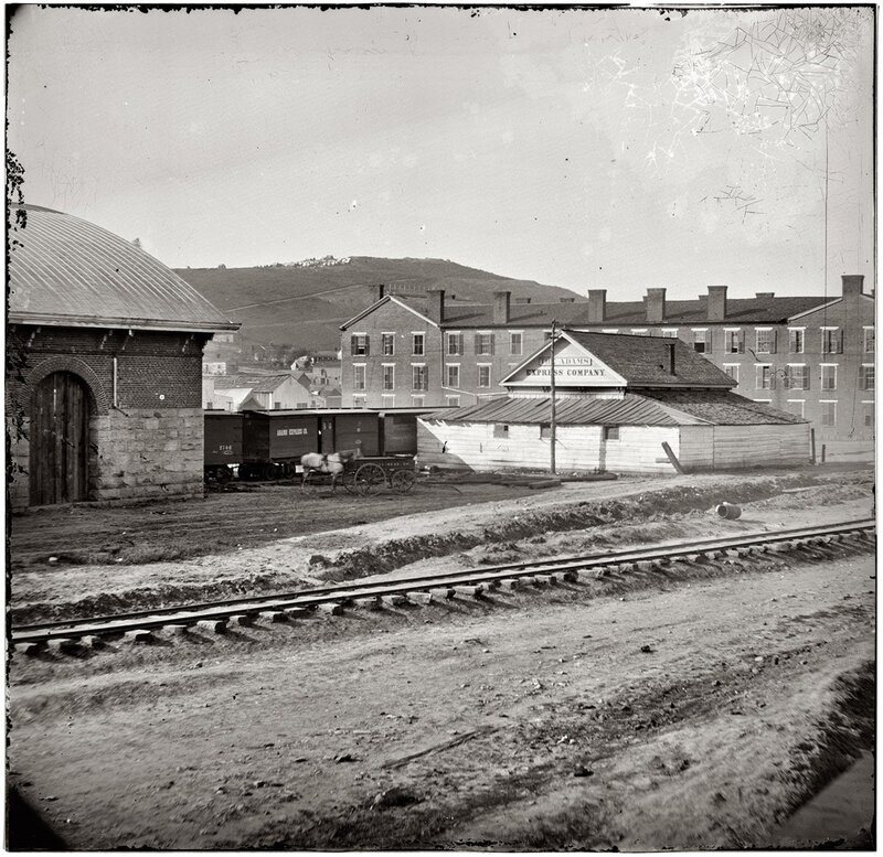 Historic train yard in West Virginia