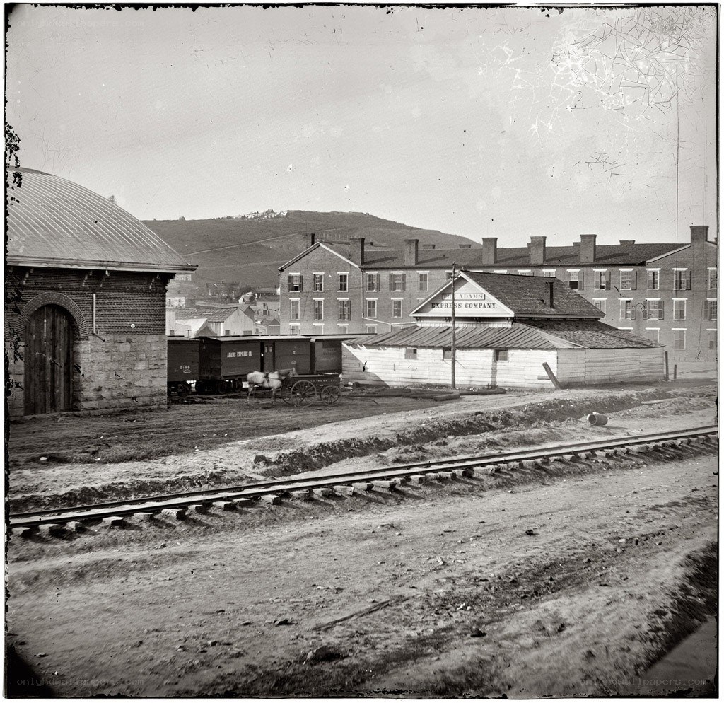 Historic train yard in West Virginia