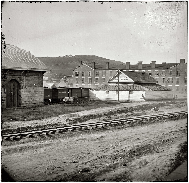 Historic train yard in West Virginia