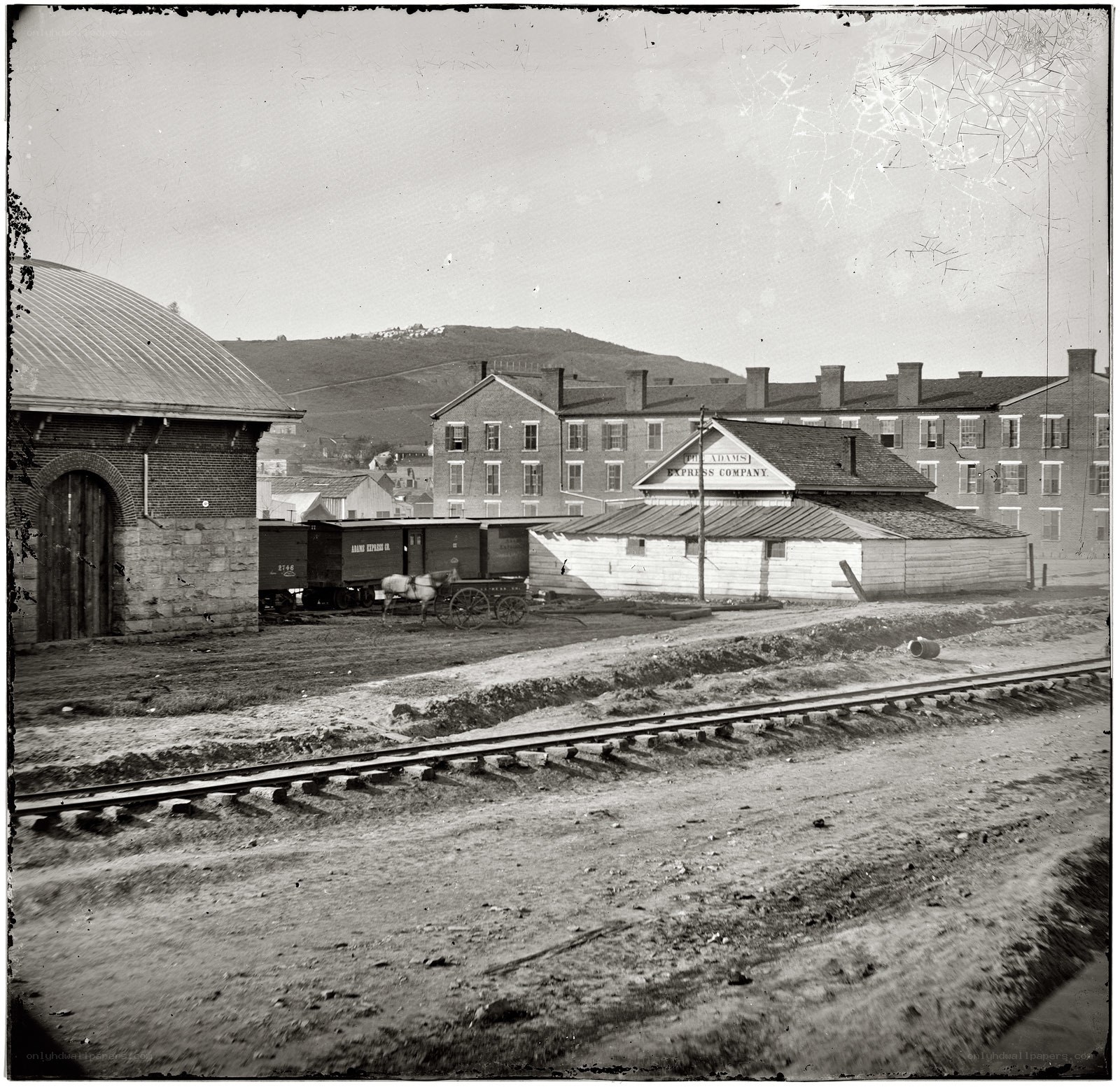 Historic train yard in West Virginia