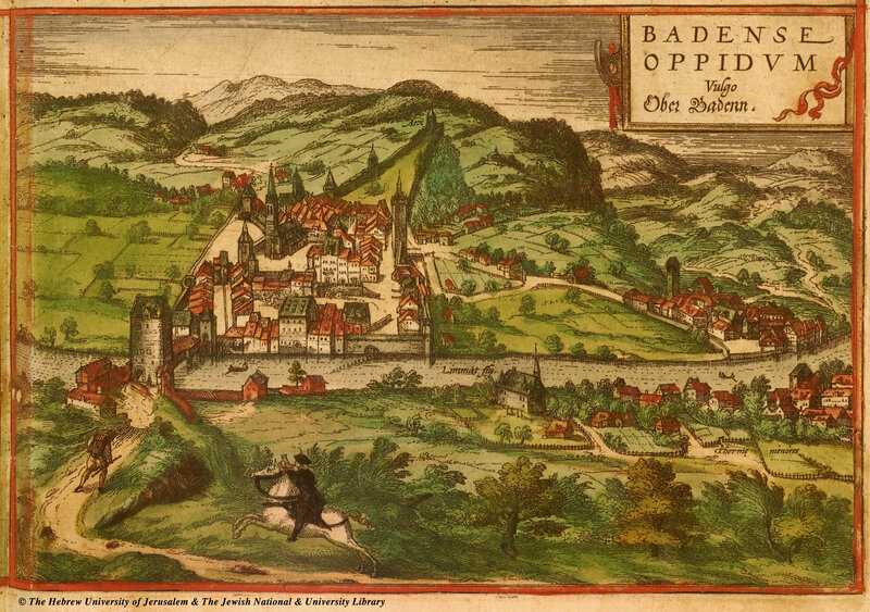 Historic view of Baden-Baden